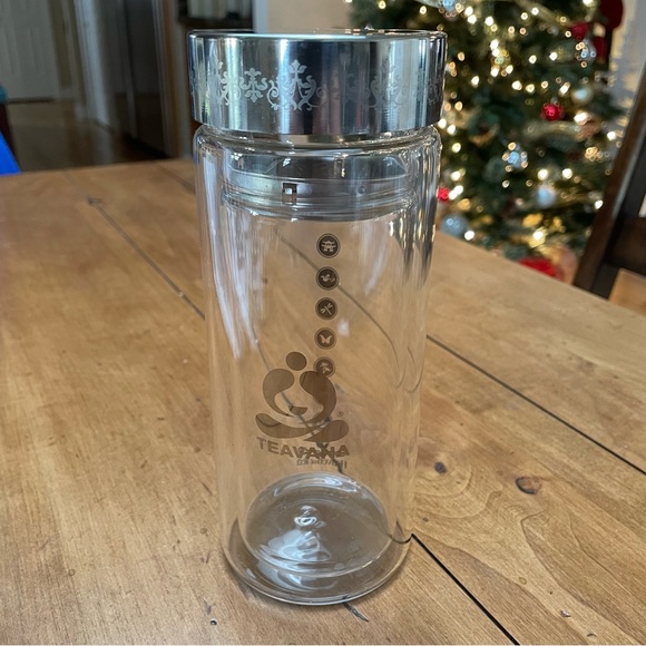 Teavana Dining Teavana Heaven Of Tea Double Wall Glass Tumbler With